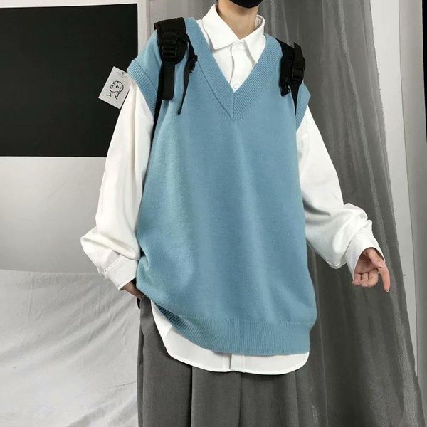 men's vests v-neck sweater loose pure color waistcoat vest male autumn winter wool tide slim, Black;white
men's vests v-neck sweater loose pure color waistcoat vest male autumn winter wool tide slim, Black;white