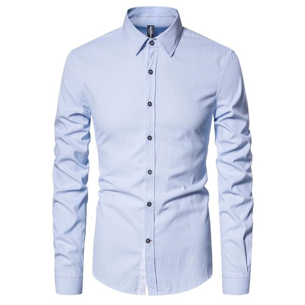 men's casual shirts 2021 spring solid mens dress slim fit cotton social business long sleeve men shirt clothing, White;black
men's casual shirts 2021 spring solid mens dress slim fit cotton social business long sleeve men shirt clothing, White;black