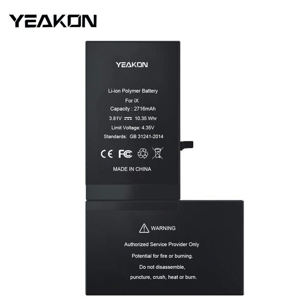 yeakon x ix 8x 0 cycle battery batteries replacement for iphone 5 5s 5c se 6 6s 6p 6sp 7 7g 7p 8 8g 8p plus xs xr 11 12 13 pro max high ultr
yeakon x ix 8x 0 cycle battery batteries replacement for iphone 5 5s 5c se 6 6s 6p 6sp 7 7g 7p 8 8g 8p plus xs xr 11 12 13 pro max high ultr