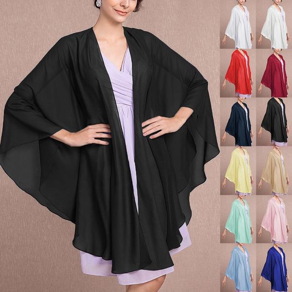 wraps & jackets women wedding bolero soft lightweight chiffon bridal shawl elegant long formal shrug female plus size party cape white black
wraps & jackets women wedding bolero soft lightweight chiffon bridal shawl elegant long formal shrug female plus size party cape white black