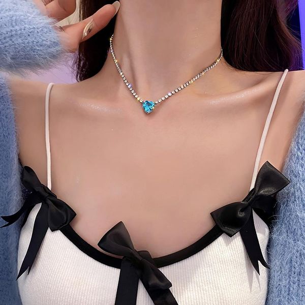 chokers inshe house 2021 heart blue crystal rhinestone chain bling wedding necklace party girls gifts, Golden;silver
chokers inshe house 2021 heart blue crystal rhinestone chain bling wedding necklace party girls gifts, Golden;silver