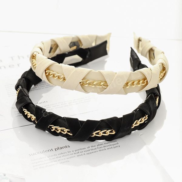 leather metal chain bezel hairband women hair accessories girls haar headband opaska do wlosow bandeau femme diademas, Slivery;white
leather metal chain bezel hairband women hair accessories girls haar headband opaska do wlosow bandeau femme diademas, Slivery;white