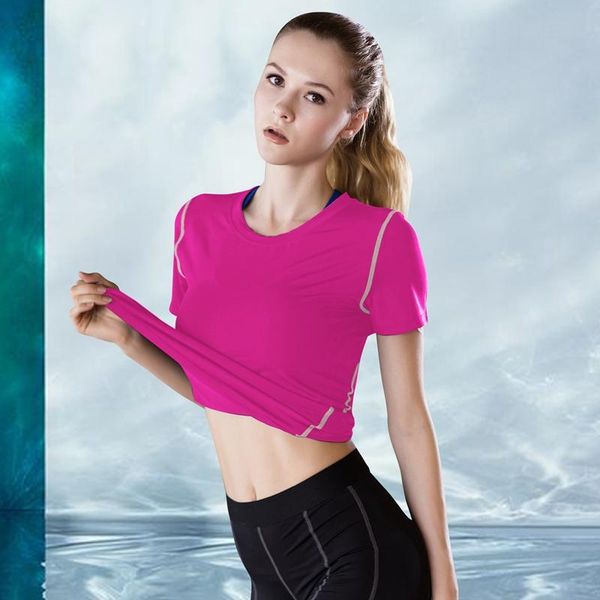 yoga outfits women solid color short sleeve t-shirt fashion t shirt o neck sports wear compression underbase, White;red
yoga outfits women solid color short sleeve t-shirt fashion t shirt o neck sports wear compression underbase, White;red