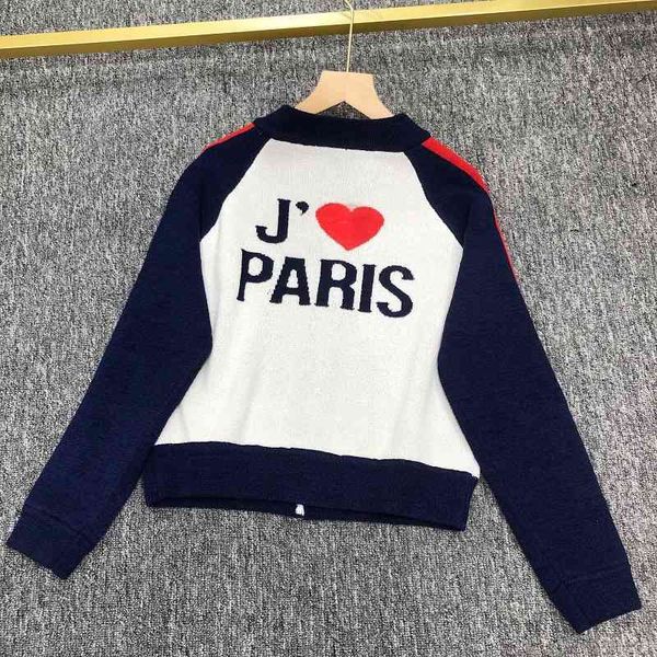 sweater knit d family 21 early autumn red and blue contrast color back love letter college style baseball jacket ted jacket female, White;black
sweater knit d family 21 early autumn red and blue contrast color back love letter college style baseball jacket ted jacket female, White;black