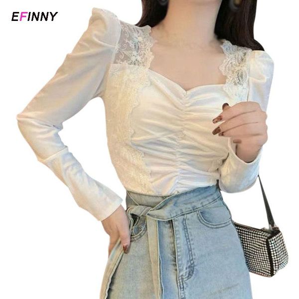 women's t-shirt long sleeve black white v-neck folds lace ladies spring summer girls streetwear clubwear
women's t-shirt long sleeve black white v-neck folds lace ladies spring summer girls streetwear clubwear