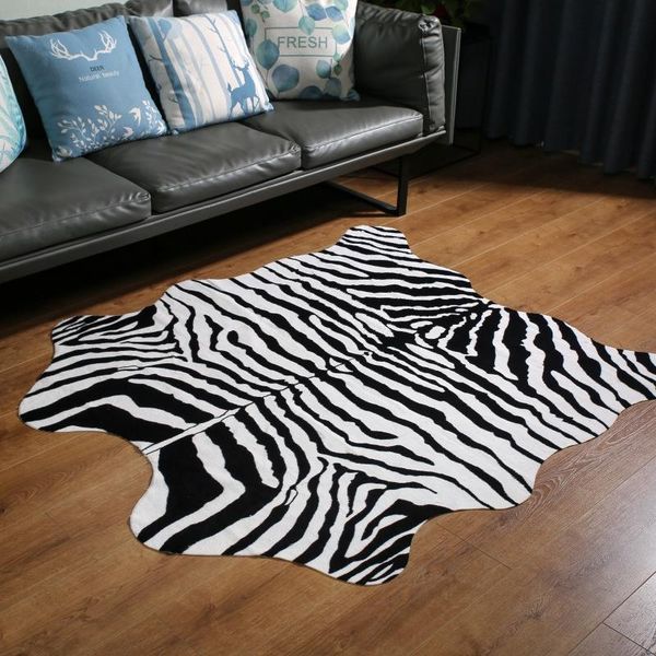 faux zebra print rug cute for living room soft black and white animal carpet child's 140x160cm carpets
faux zebra print rug cute for living room soft black and white animal carpet child's 140x160cm carpets