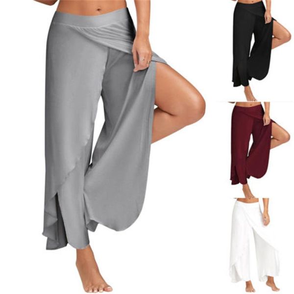 women's pants & capris hirigin high split mid waist wide leg flowy women 2021 female trousers casual summer beach long loose harem, Black;white
women's pants & capris hirigin high split mid waist wide leg flowy women 2021 female trousers casual summer beach long loose harem, Black;white