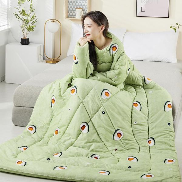 comforters & sets warm thickened lazy quilt with sleeves blanket cape cloak nap family dormitory
comforters & sets warm thickened lazy quilt with sleeves blanket cape cloak nap family dormitory