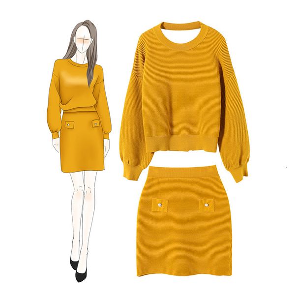 two piece dress fall winter long sleeve round neck white / black knitted sweater + panelled buttons mini skirt suits 2 s set nn052010273 7oy
two piece dress fall winter long sleeve round neck white / black knitted sweater + panelled buttons mini skirt suits 2 s set nn052010273 7oy