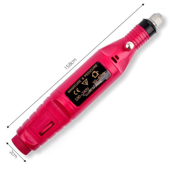 electric nail drill machine professional manicure pedicure gel remover kit strong art pen 6 bits polishing mill bands1, Silver
electric nail drill machine professional manicure pedicure gel remover kit strong art pen 6 bits polishing mill bands1, Silver