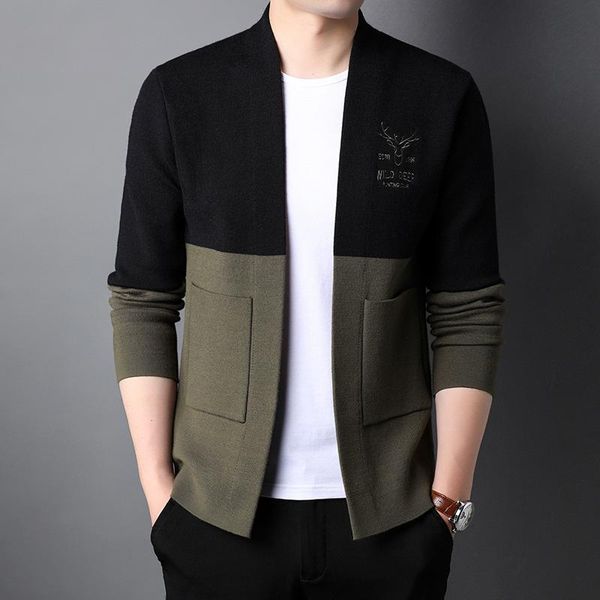men's sweaters mens aesthetic fashion autum brand grade knitwear japanese cardigan sweater casual coats winter jacket men clothing, White;black
men's sweaters mens aesthetic fashion autum brand grade knitwear japanese cardigan sweater casual coats winter jacket men clothing, White;black