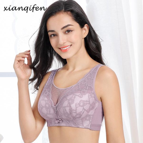 bras xianqifen thin strap lace floral lingerie for women vest bralette push up brassiere girl bcd cup gather wireless, Red;black
bras xianqifen thin strap lace floral lingerie for women vest bralette push up brassiere girl bcd cup gather wireless, Red;black