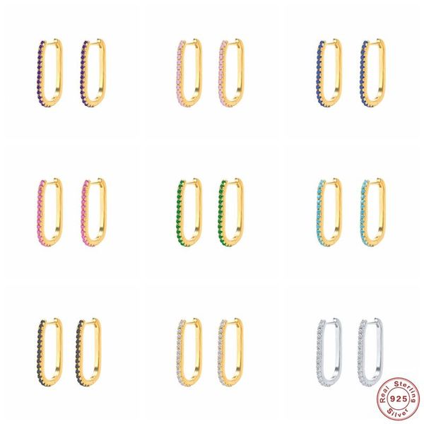 hoop & huggie piercing earrings 925 sterling silver colorful zircon big circle earring ear bone buckle for women mujer pendientes, Golden;silver
hoop & huggie piercing earrings 925 sterling silver colorful zircon big circle earring ear bone buckle for women mujer pendientes, Golden;silver