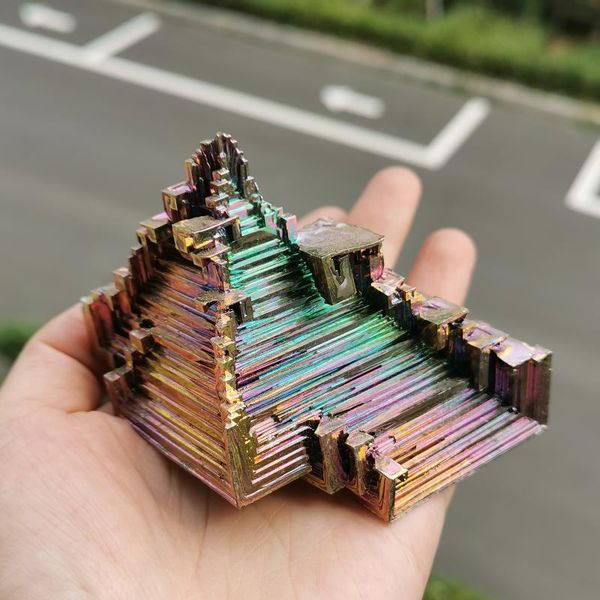 decorative objects & figurines natural folk crafts bismuth crystal tower carving for home decoration lj
decorative objects & figurines natural folk crafts bismuth crystal tower carving for home decoration lj