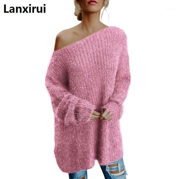 women's sweaters women long sleeve off shoulder sweater faux fur blouse dress autumn and winter basic pullover for girls, White;black
women's sweaters women long sleeve off shoulder sweater faux fur blouse dress autumn and winter basic pullover for girls, White;black