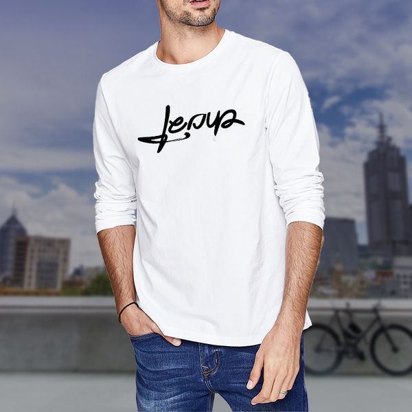 autumn new cotton round neck men's long sve t-shirt men's loose large fashion sweater men's t, White;black
autumn new cotton round neck men's long sve t-shirt men's loose large fashion sweater men's t, White;black
