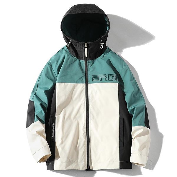 men's jackets autumn men hoody splicing windbreaker safari style patchwork casual clothing parkas jacket varsity, Black;brown
men's jackets autumn men hoody splicing windbreaker safari style patchwork casual clothing parkas jacket varsity, Black;brown