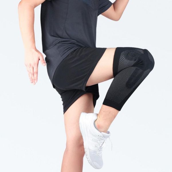 long knee pad sleeve anti-slip breathable knitted leg support protector gym cycling basketball fitness sportswear fashion elbow & pads, Black;gray
long knee pad sleeve anti-slip breathable knitted leg support protector gym cycling basketball fitness sportswear fashion elbow & pads, Black;gray