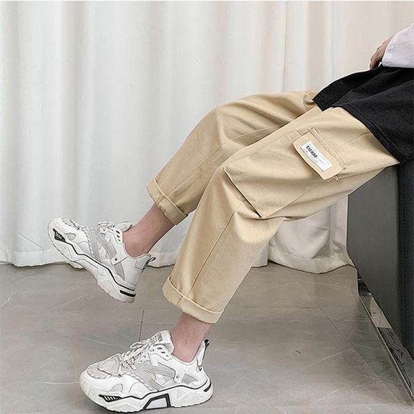 men's pants hzirip 2021 autumn man pant straight trousers elastic waist loose casual full length long pockets student black
men's pants hzirip 2021 autumn man pant straight trousers elastic waist loose casual full length long pockets student black