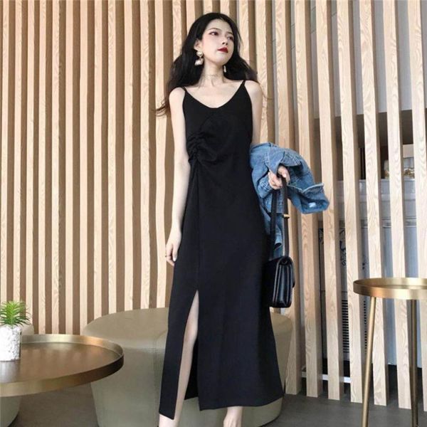 casual dresses dress women clothes suspender spring and summer base long super fairy sweet, over the knee to show thin black skirt temper pw, Black;gray
casual dresses dress women clothes suspender spring and summer base long super fairy sweet, over the knee to show thin black skirt temper pw, Black;gray