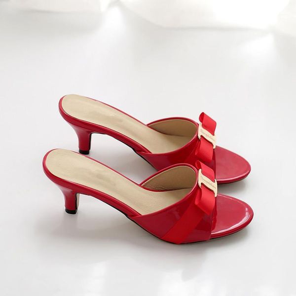 dress shoes slippers female summer fashion high-heeled women's buckle fine heel patent leather sandals large size 33-43, Black
dress shoes slippers female summer fashion high-heeled women's buckle fine heel patent leather sandals large size 33-43, Black