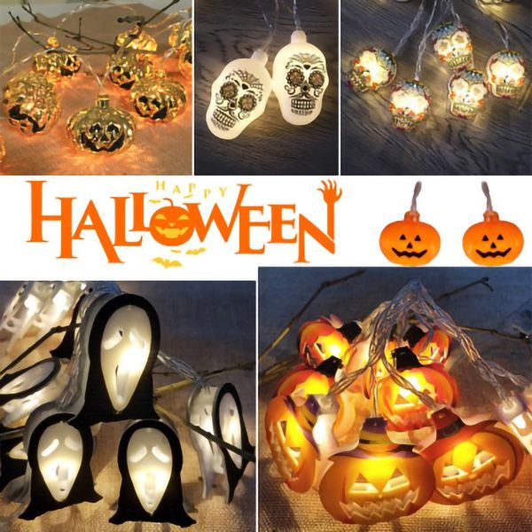 strings battery powered halloween pumpkin ghost skeletons bat spider led light string festival bar home party decor ornament
strings battery powered halloween pumpkin ghost skeletons bat spider led light string festival bar home party decor ornament