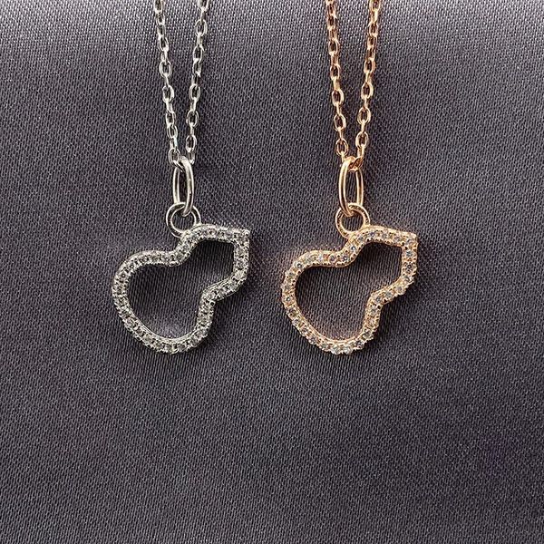 100% original pure s925 sterling silver necklace 14k gold jewelry diamond gourd pendant collar women chain clavicle choker ins chains
100% original pure s925 sterling silver necklace 14k gold jewelry diamond gourd pendant collar women chain clavicle choker ins chains