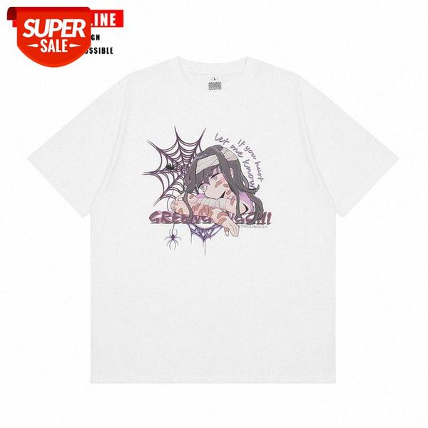 streetwear men two-dimensional anime girl funeral short-sleeved t-shirt couple loose hip-hop national tide brand half-sleeved casual t #gy8c, White;black
streetwear men two-dimensional anime girl funeral short-sleeved t-shirt couple loose hip-hop national tide brand half-sleeved casual t #gy8c, White;black