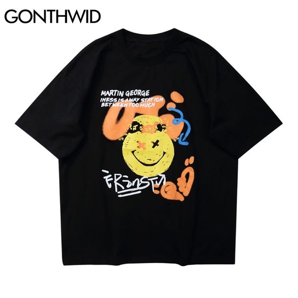 hip hop streetwear tshirts graffiti letters print tees shirts casual short sleeve t-shirt summer fashion 210602, White;black
hip hop streetwear tshirts graffiti letters print tees shirts casual short sleeve t-shirt summer fashion 210602, White;black