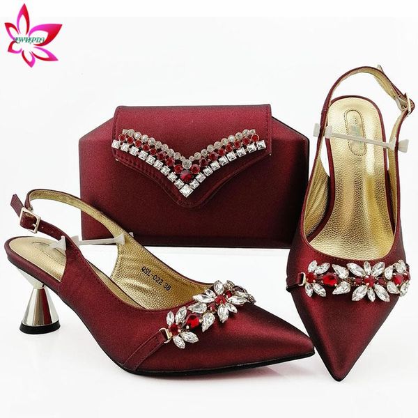 dress shoes 2021 wine mature style italian women and bag to match set african high heels party for wedding, Black
dress shoes 2021 wine mature style italian women and bag to match set african high heels party for wedding, Black