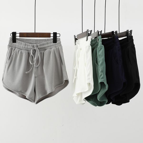 women's shorts grey sports summer loose wear 2021 new running black super home leisure wide leg pants, White;black
women's shorts grey sports summer loose wear 2021 new running black super home leisure wide leg pants, White;black