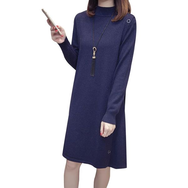 casual dresses long sleeve knitted dress knitting loose half a turtle neck solid sweater women clothes knitwear autumn winter, Black;gray
casual dresses long sleeve knitted dress knitting loose half a turtle neck solid sweater women clothes knitwear autumn winter, Black;gray