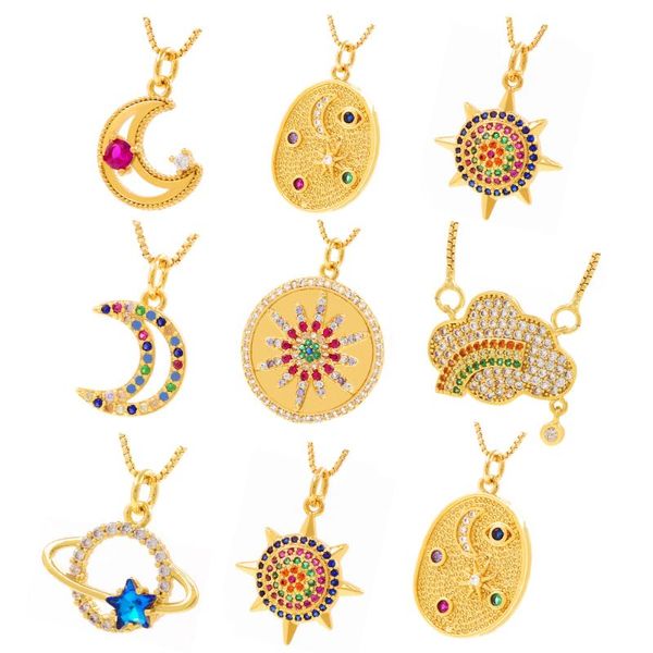 pendant necklaces colorful cloud rainbow necklace female clavicle chain fashion simple zircon, sun moon light luxury design sense c, Silver
pendant necklaces colorful cloud rainbow necklace female clavicle chain fashion simple zircon, sun moon light luxury design sense c, Silver