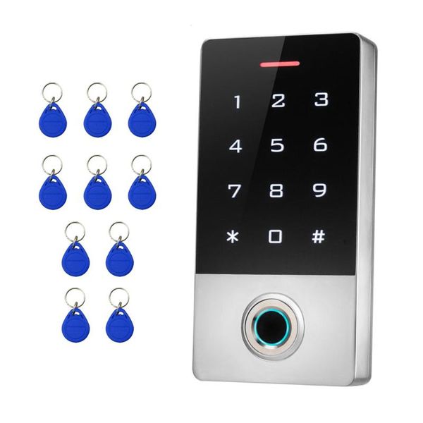 waterproof fingerprint touch keypad metal shell access control support password / id card finger/ 300pcs finger 10000
waterproof fingerprint touch keypad metal shell access control support password / id card finger/ 300pcs finger 10000
