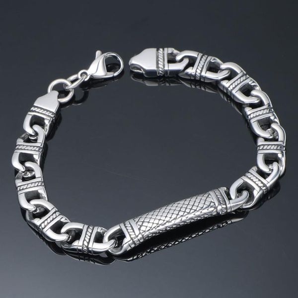 personalized 316l stainless steel bracelet men vintage chain link mens bracelets cool massive wrist male jewellery gifts for him link,, Black
personalized 316l stainless steel bracelet men vintage chain link mens bracelets cool massive wrist male jewellery gifts for him link,, Black