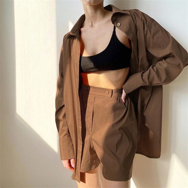 women's tracksuits 2 piece casual tracksuit outfit solid color long sleeve shirt and loose high waisted shorts sports suit clothing set, Gray
women's tracksuits 2 piece casual tracksuit outfit solid color long sleeve shirt and loose high waisted shorts sports suit clothing set, Gray