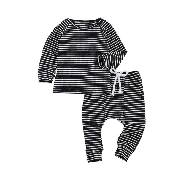 0-24m autumn spring born infant baby boy clothes set striped long sleeve pants casual toddler outfits 210515, White
0-24m autumn spring born infant baby boy clothes set striped long sleeve pants casual toddler outfits 210515, White