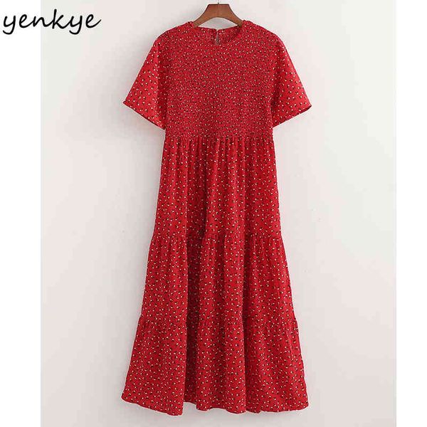 summer women floral print red dress female short sleeve o neck robe slim casual long 210430, Black;gray
summer women floral print red dress female short sleeve o neck robe slim casual long 210430, Black;gray