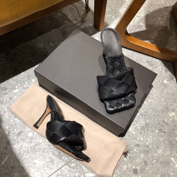 lido mules sandals designer luxury women intrecciato woven leather sandal square toe high heel mule nappa lambskin insole italy classics sho, Black
lido mules sandals designer luxury women intrecciato woven leather sandal square toe high heel mule nappa lambskin insole italy classics sho, Black