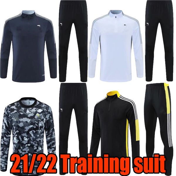 men ronaldo dybala 20 21 22 juventus soccer jersey training suit set 2021 2022 morata kulusevski long sleeve football sportswear sets chiesa, Black;yellow
men ronaldo dybala 20 21 22 juventus soccer jersey training suit set 2021 2022 morata kulusevski long sleeve football sportswear sets chiesa, Black;yellow