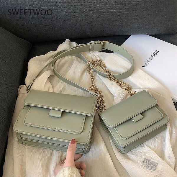 evening bags elegant female flap square bag 2021 fashion quality pu leather women's designer handbag travel chain shoulder messenger
evening bags elegant female flap square bag 2021 fashion quality pu leather women's designer handbag travel chain shoulder messenger