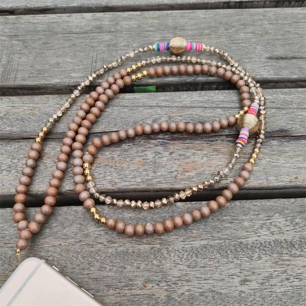 brown color crystal bling key lanyard id badge holders wood bead mobile neck straps creation chain necklace jewelry pendant necklaces, Silver
brown color crystal bling key lanyard id badge holders wood bead mobile neck straps creation chain necklace jewelry pendant necklaces, Silver