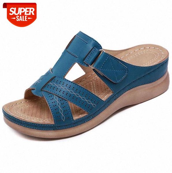 2021 summer women wedge sandals premium orthopedic open toe vintage anti-slip leather casual female platform retro shoes #ir07, Black
2021 summer women wedge sandals premium orthopedic open toe vintage anti-slip leather casual female platform retro shoes #ir07, Black