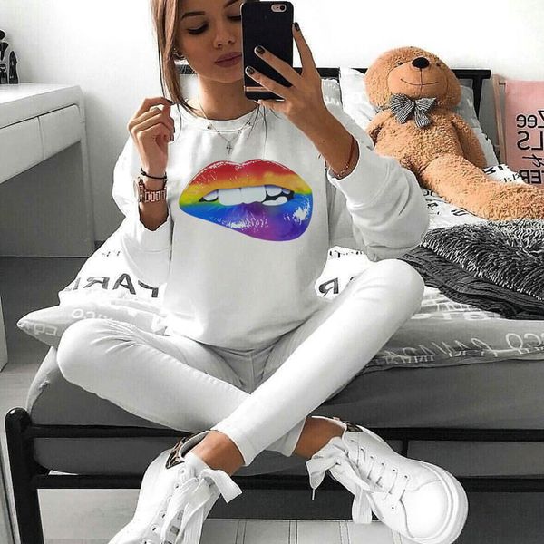 women's hoodies & sweatshirts sleeves autumn and winter womens casual lips print shirts o-neck long sleeve hoodie women shirt, Black
women's hoodies & sweatshirts sleeves autumn and winter womens casual lips print shirts o-neck long sleeve hoodie women shirt, Black