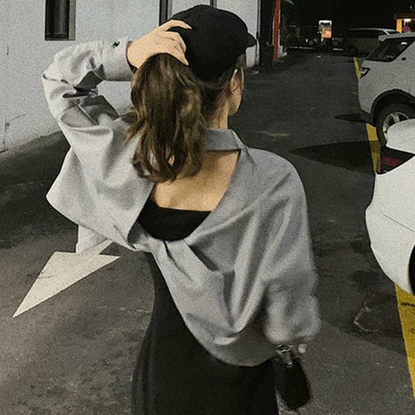 hollow short blouse women casual solid long sleeve harajuku shirt spring plus size clothing ladies party 210604, White
hollow short blouse women casual solid long sleeve harajuku shirt spring plus size clothing ladies party 210604, White