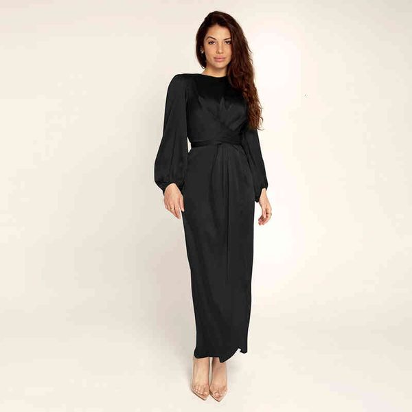 casual dresses satin bandage abaya dubai turkey hijab muslim dress india european american islam clothing african for women vestidos opi8, Black;gray
casual dresses satin bandage abaya dubai turkey hijab muslim dress india european american islam clothing african for women vestidos opi8, Black;gray