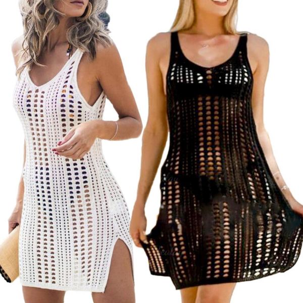 apparel women dresses see through knit hollow out anti uv cover up dress women swimwear summer beach mini dress clothing, Black;gray
apparel women dresses see through knit hollow out anti uv cover up dress women swimwear summer beach mini dress clothing, Black;gray