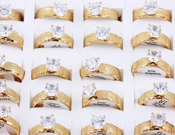 wholesale bulk lots 30pcs rings band men's gothic favor women fashion jewelry cz rhinestone inlay dull polish gold ring wedding, Silver
wholesale bulk lots 30pcs rings band men's gothic favor women fashion jewelry cz rhinestone inlay dull polish gold ring wedding, Silver
