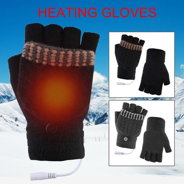 cycling gloves winter warm heating outdoor hand warmers usb electric heated mitten men women comfortable thermal half finger, Black
cycling gloves winter warm heating outdoor hand warmers usb electric heated mitten men women comfortable thermal half finger, Black