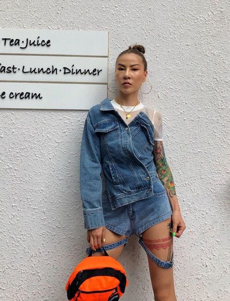 women's jackets denim casual one shoulder lapel long sleeve button side split coat female fashion autumn women jacket 2021, Black;brown
women's jackets denim casual one shoulder lapel long sleeve button side split coat female fashion autumn women jacket 2021, Black;brown